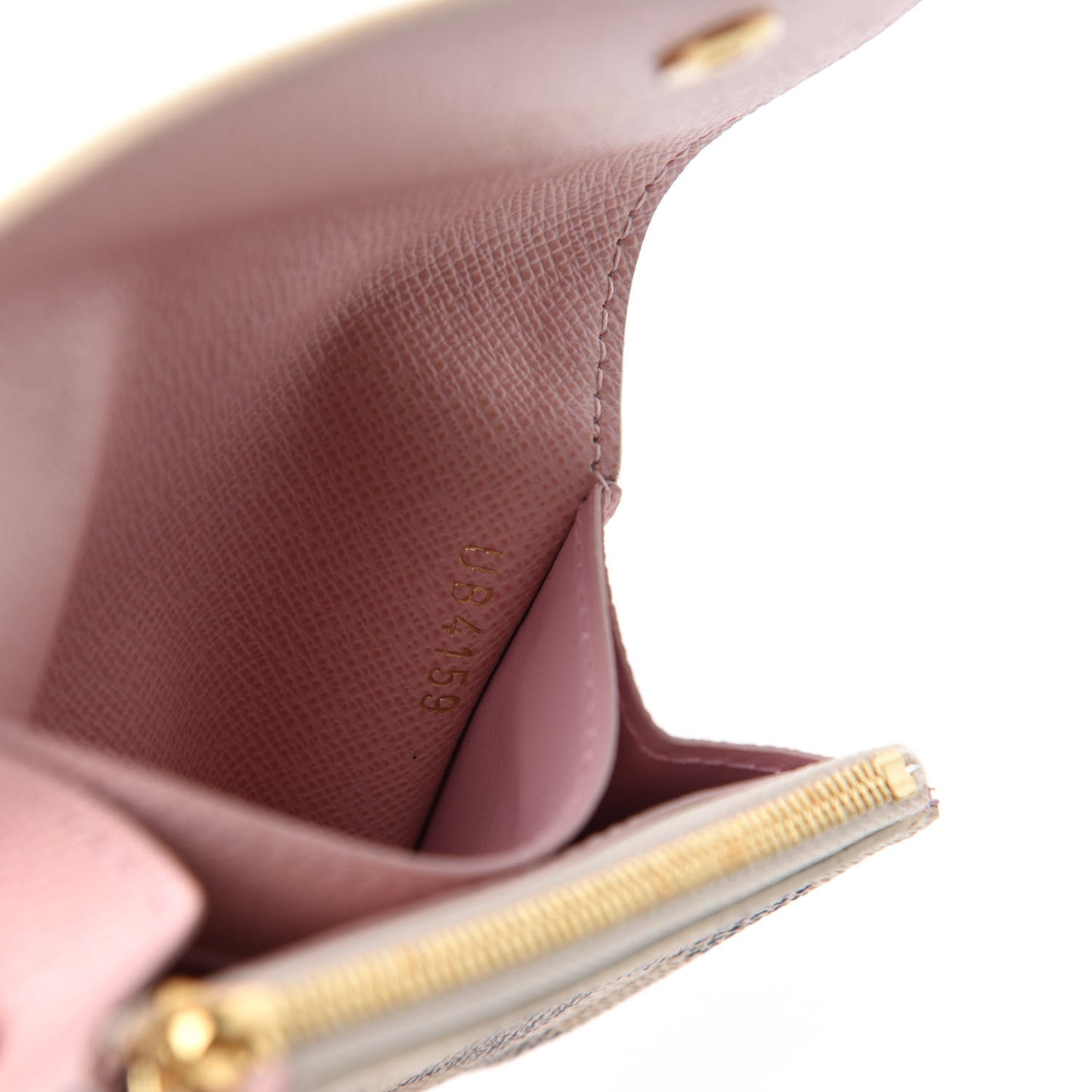 Damier Azur Rosalie Coin Purse Rose Ballerine