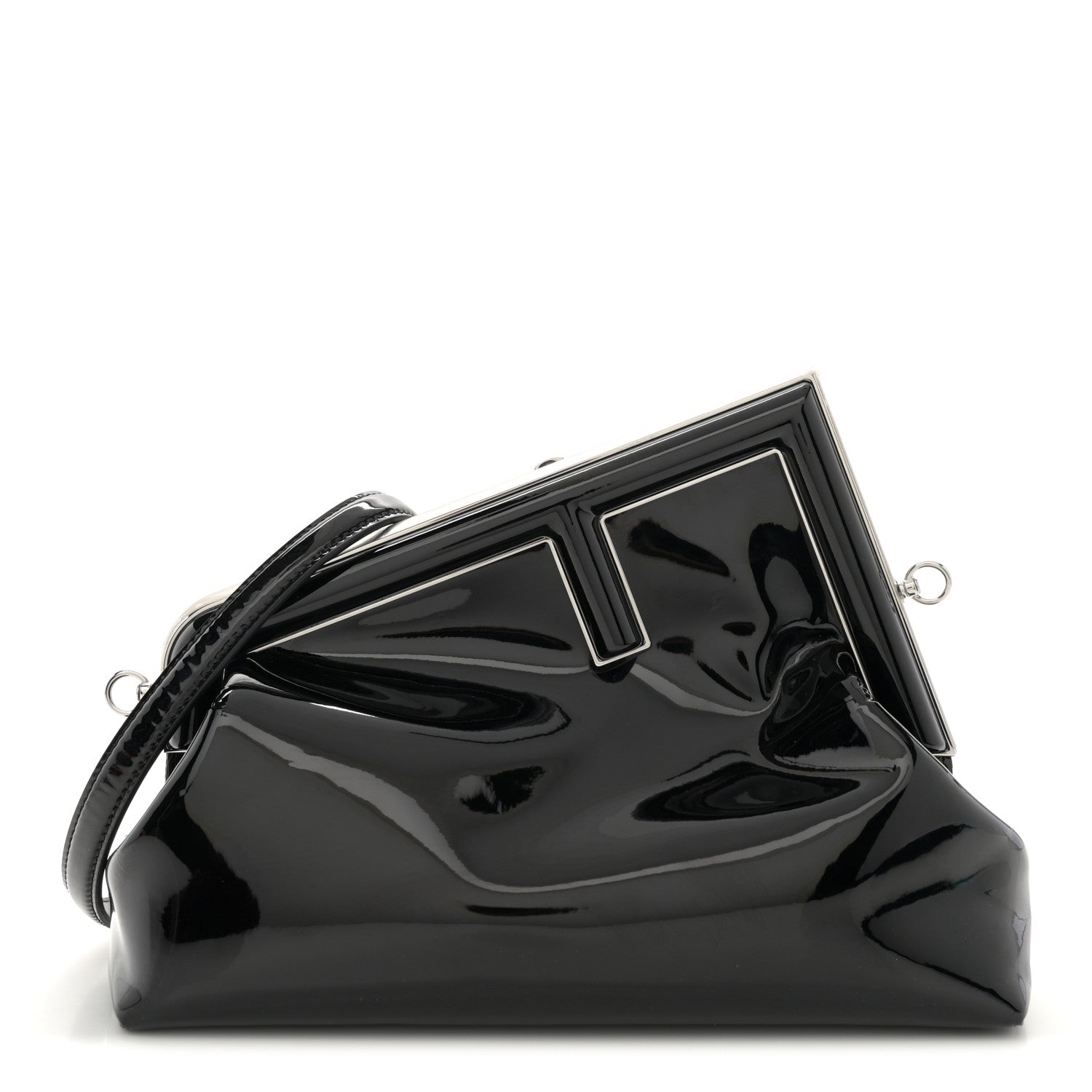 Fendi Patent Midi Fendi First Black 1 of 10
