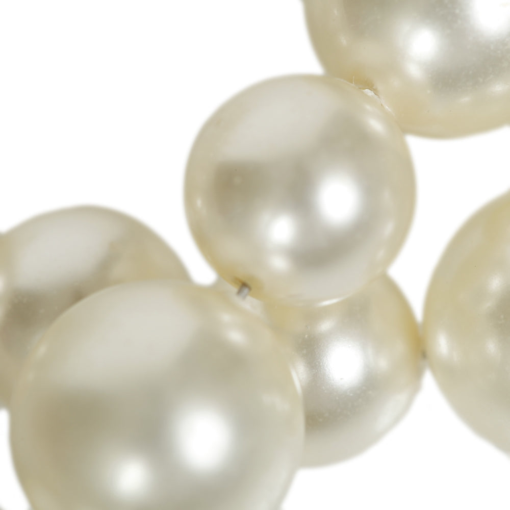 Chanel Crystal CC Graduated Pearl Necklace 35 4 of 5