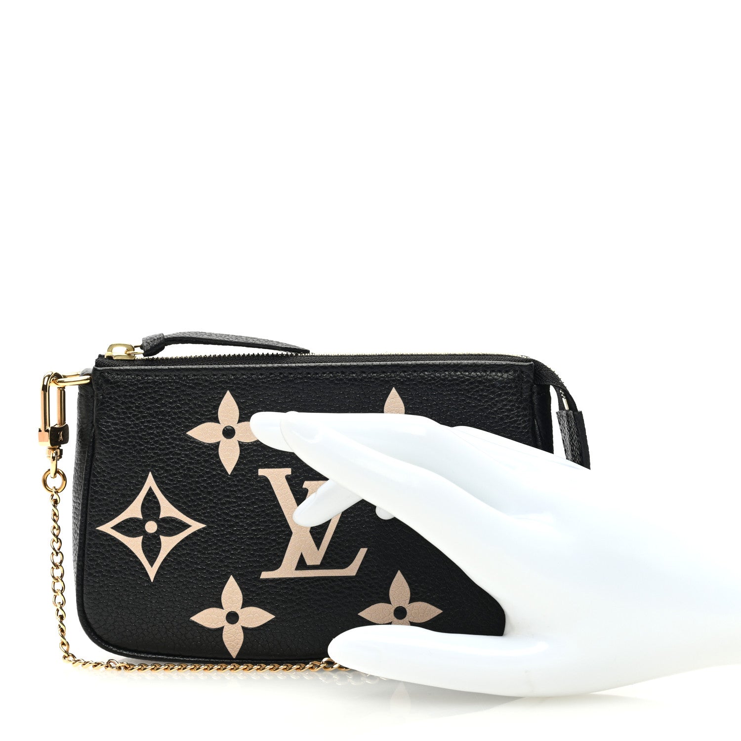 Louis Vuitton Empreinte Monogram Giant Mini Pochette Accessories Black 3 of 10