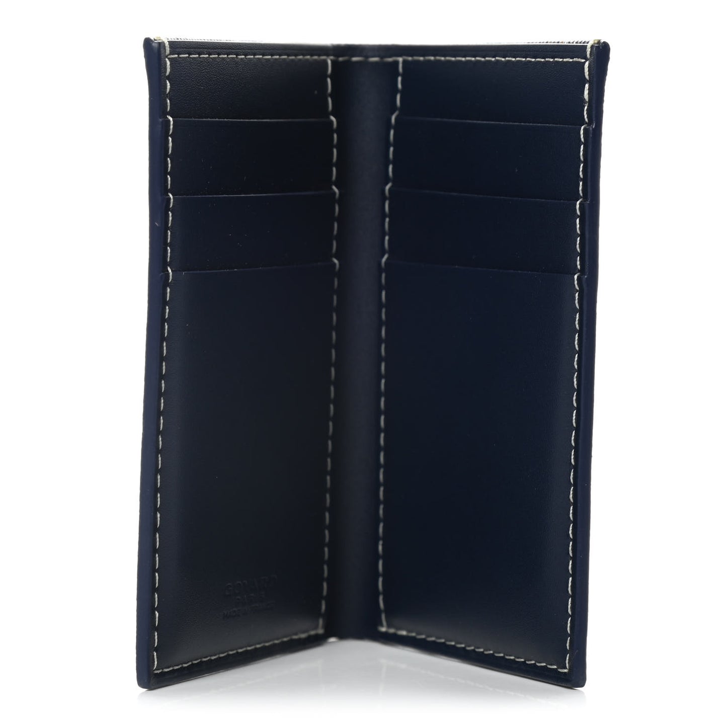 Goyardine Saint Pierre Card Holder Navy