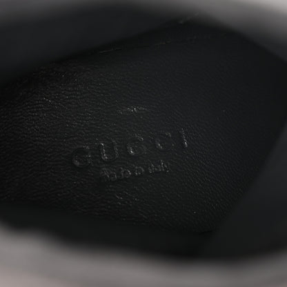 Gucci Suede Platform Foldover Ankle Boots 35 Grey 8 of 9
