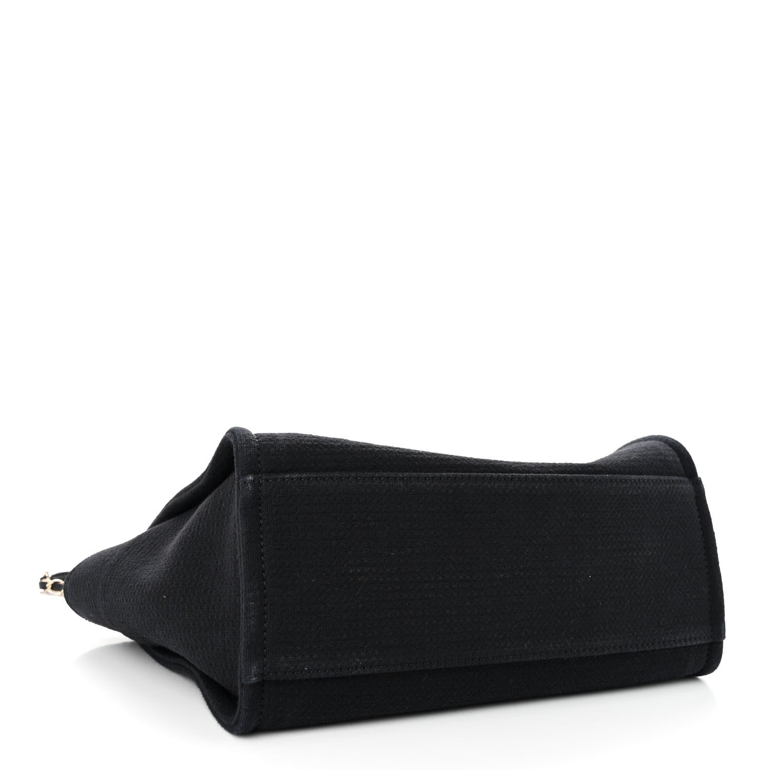 Chanel Mixed Fibers Small Deauville Tote Black 5 of 12