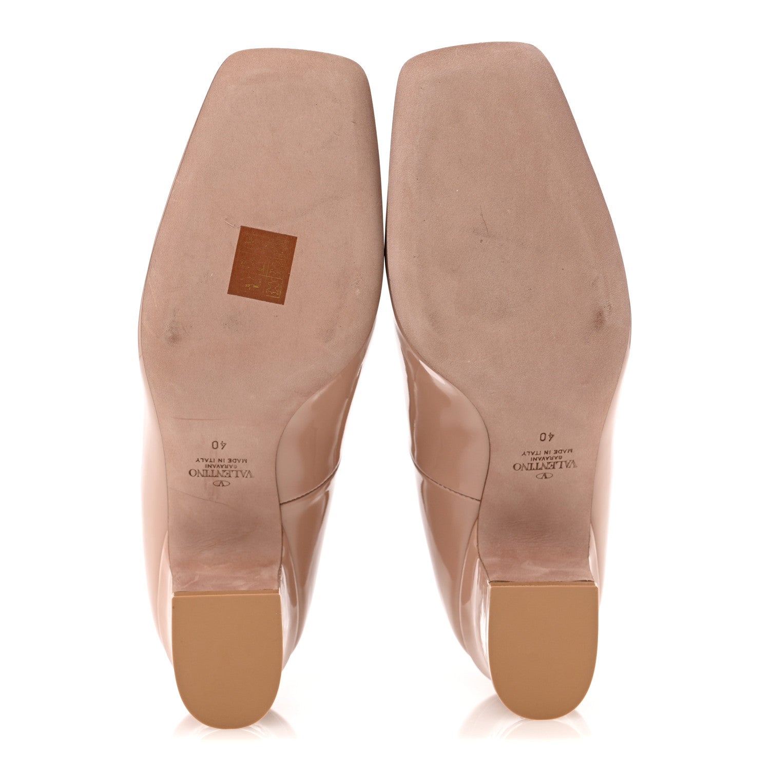 Valentino Garavani Patent Vlogo Tan-Go Ankle Strap 60mm Pumps 40 Rose Cannelle 6 of 10