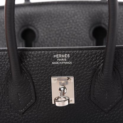 Hermes Togo Birkin 25 Black 8 of 11