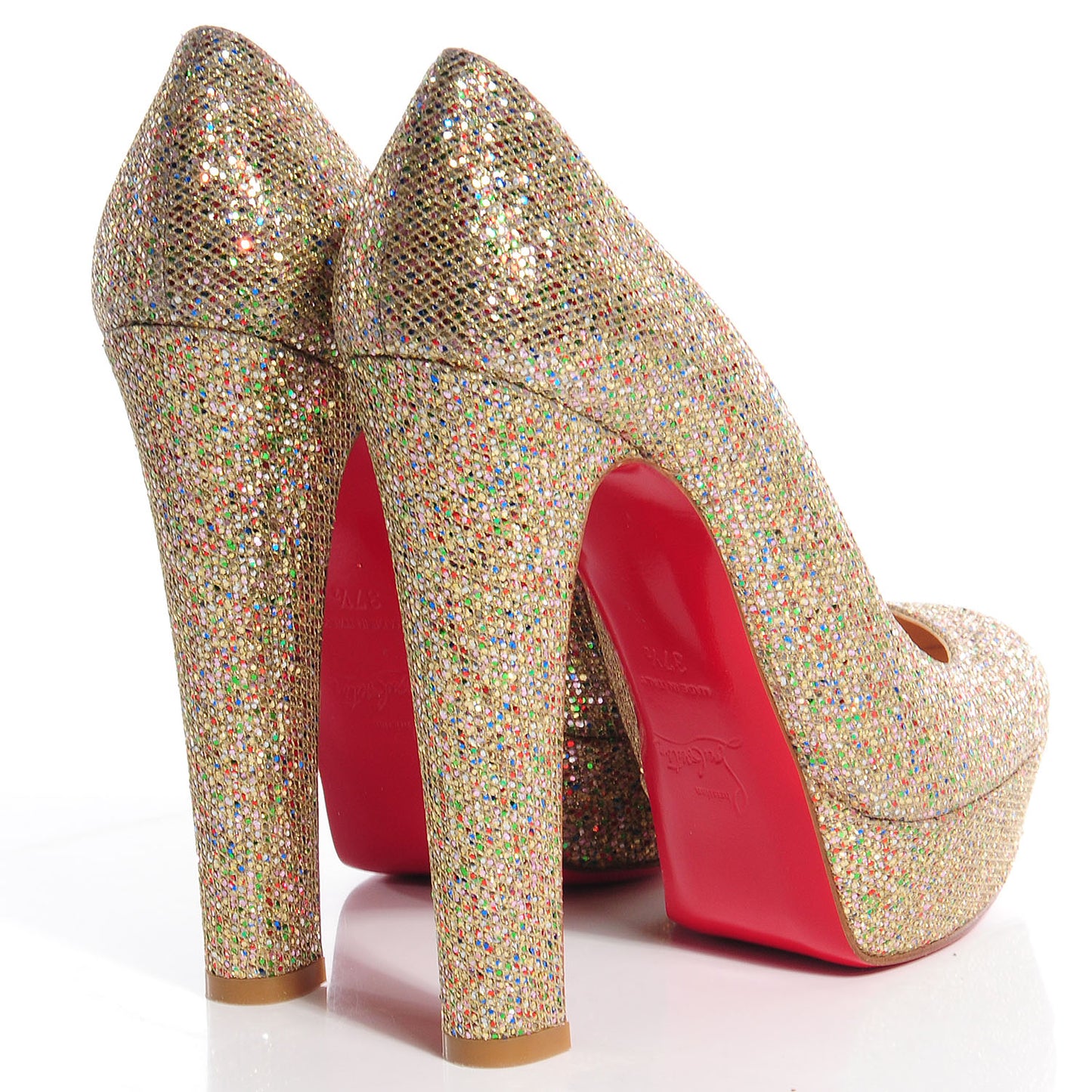 Glitter Bibi 140 Pumps 37.5 Gold