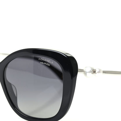 Chanel Acetate Pearl Polarized Sunglasses 5339-H Black 7 of 8