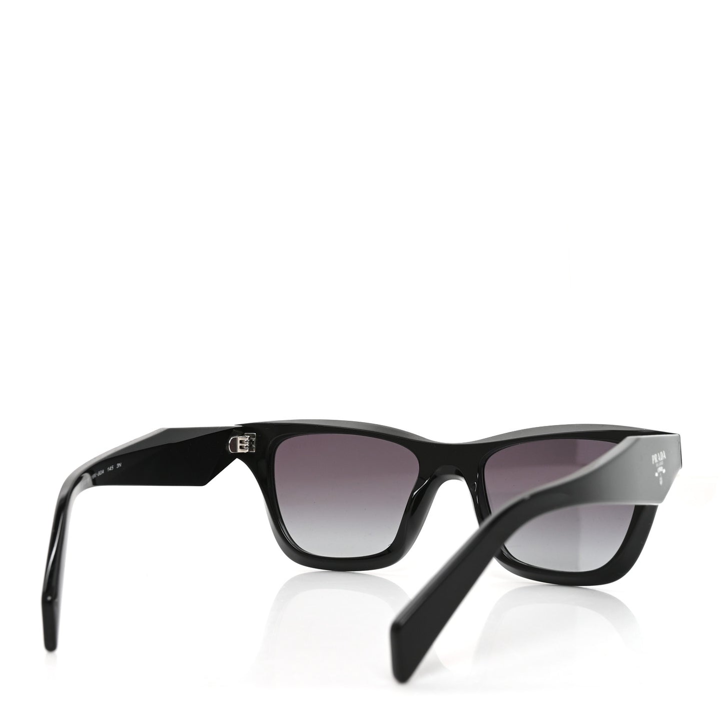 Acetate Square Sunglasses SPR C07 Black