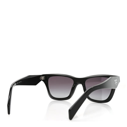 Prada Acetate Square Sunglasses SPR C07 Black 4 of 7