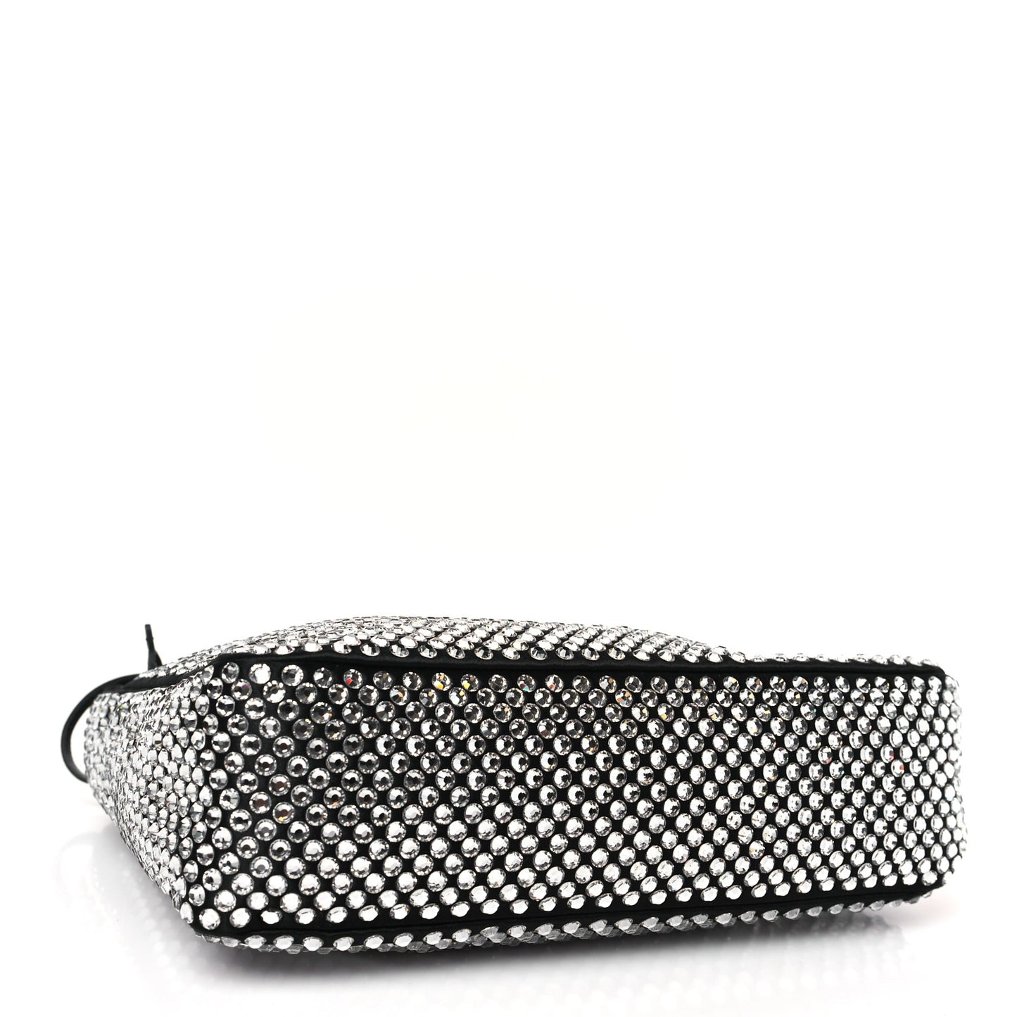 Satin Crystal Mini Re-Edition 2000 Bag Cristal