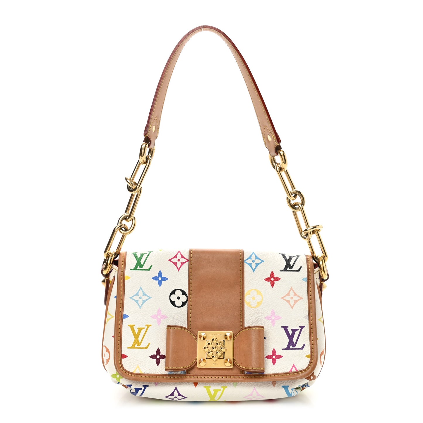 Monogram Multicolor Patti White