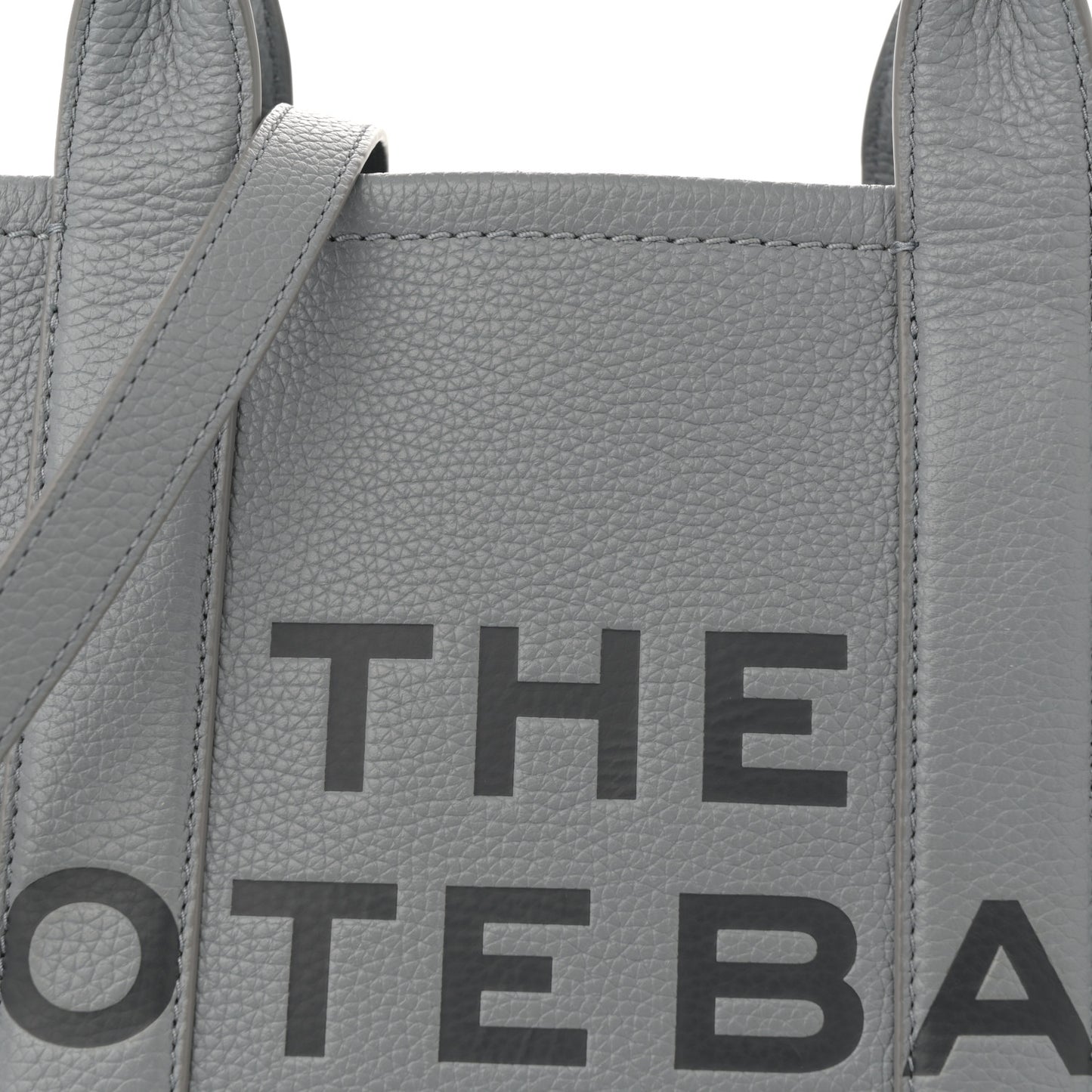 Grained Calfskin Medium The Tote Bag Grey