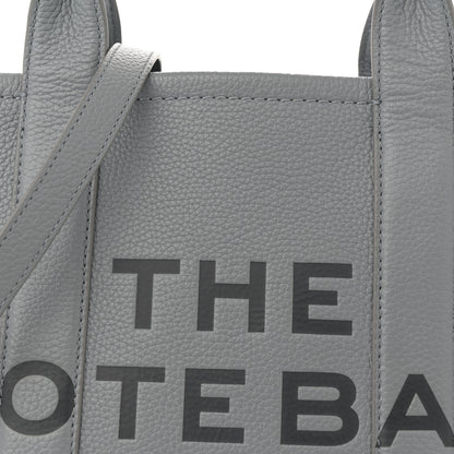 Marc Jacobs Grained Calfskin Medium The Tote Bag Grey 8 of 11