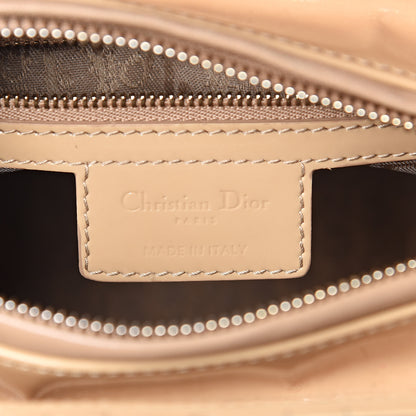 Christian Dior Patent Cannage Medium Lady Dior Beige 6 of 12