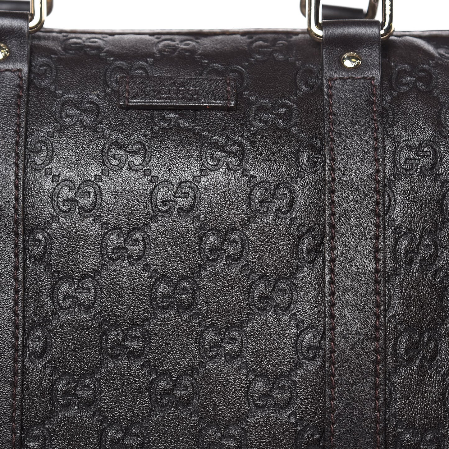 Guccissima Medium Joy Boston Dark Brown