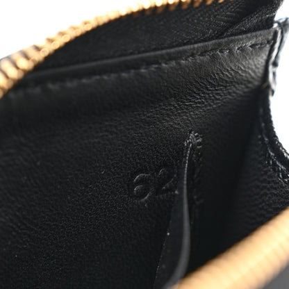 Prada Saffiano Metal Zip Around Keychain Black 7 of 8