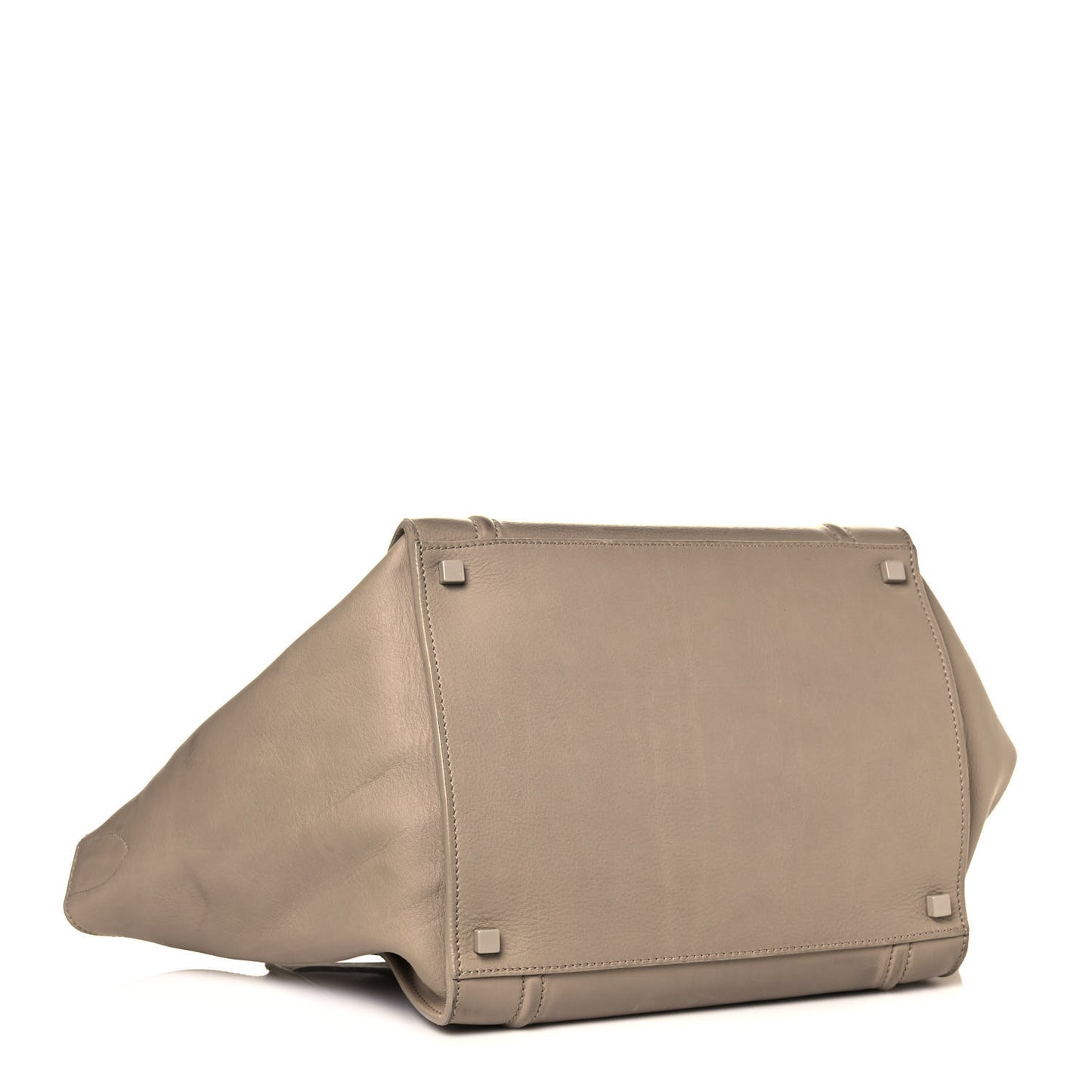 Supple Calfskin Medium Phantom Luggage Beige
