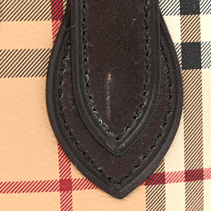 Burberry Haymarket Check Small Orchard Bowling Bag Chocolate 13 of 14