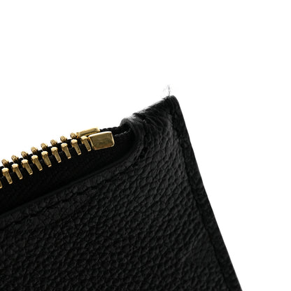 Louis Vuitton Empreinte Monogram Giant Neverfull MM Pochette Black 7 of 8