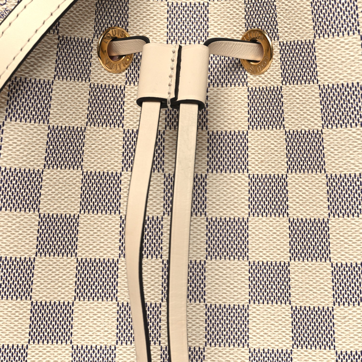 Louis Vuitton Damier Azur Braided Neonoe BB Pink 8 of 11