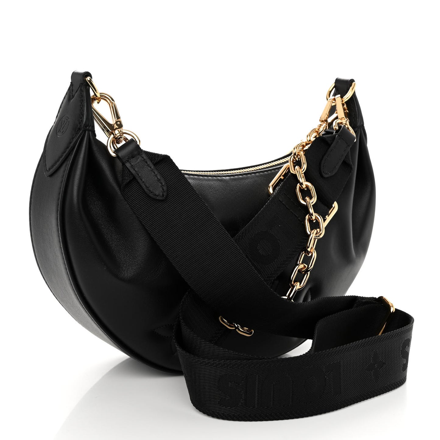 Calfskin Bubblegram Over The Moon Black