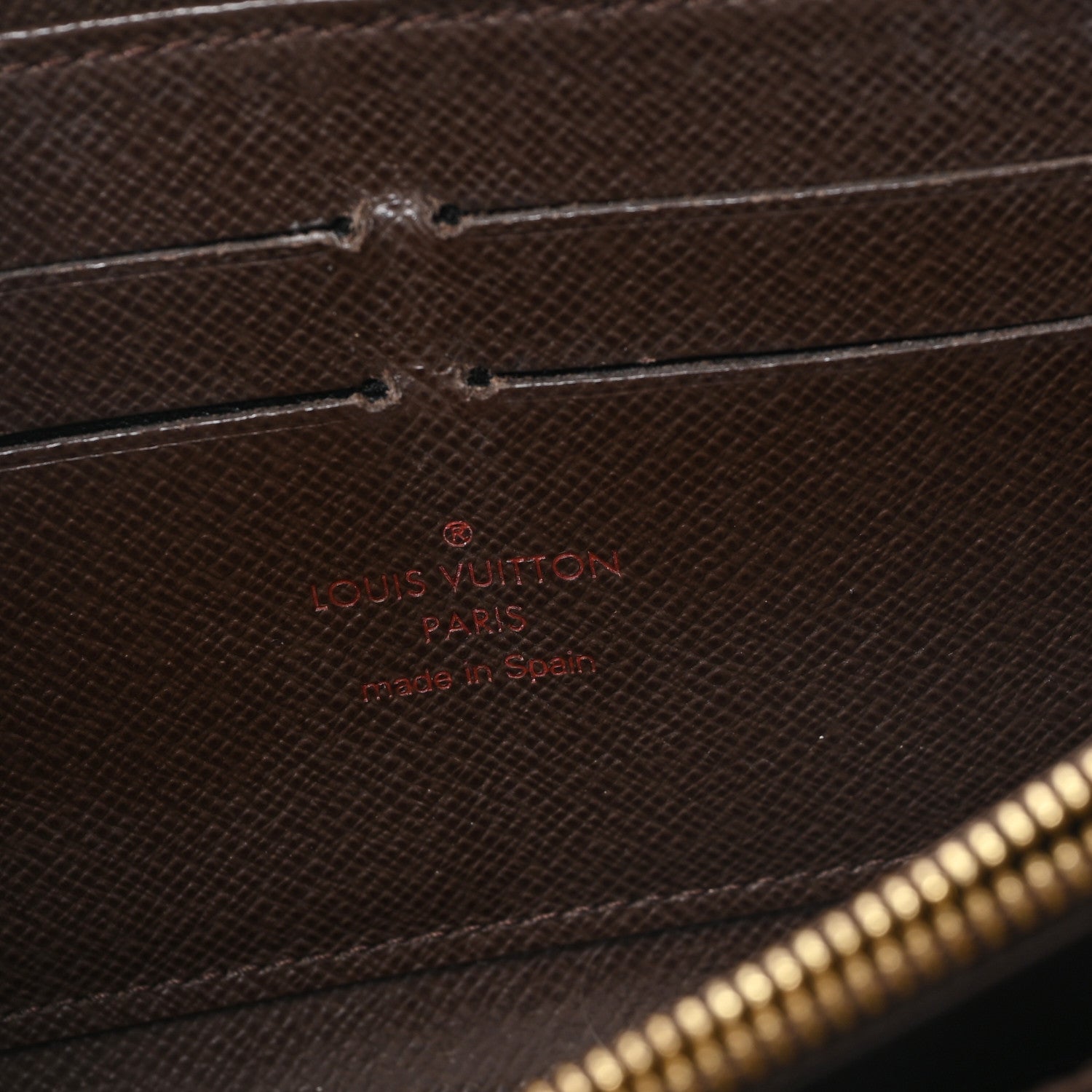 Louis Vuitton Damier Ebene Zippy Wallet 6 of 7
