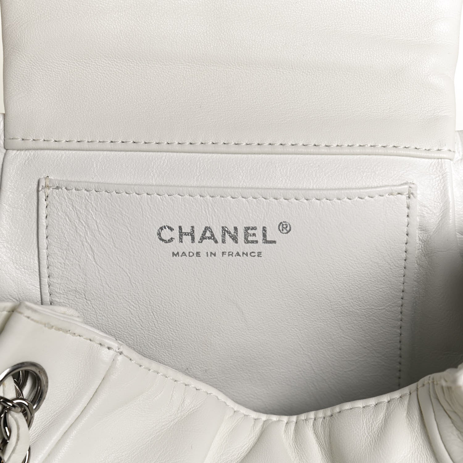 Chanel Lambskin Sensual Accordion Flap White 5 of 8