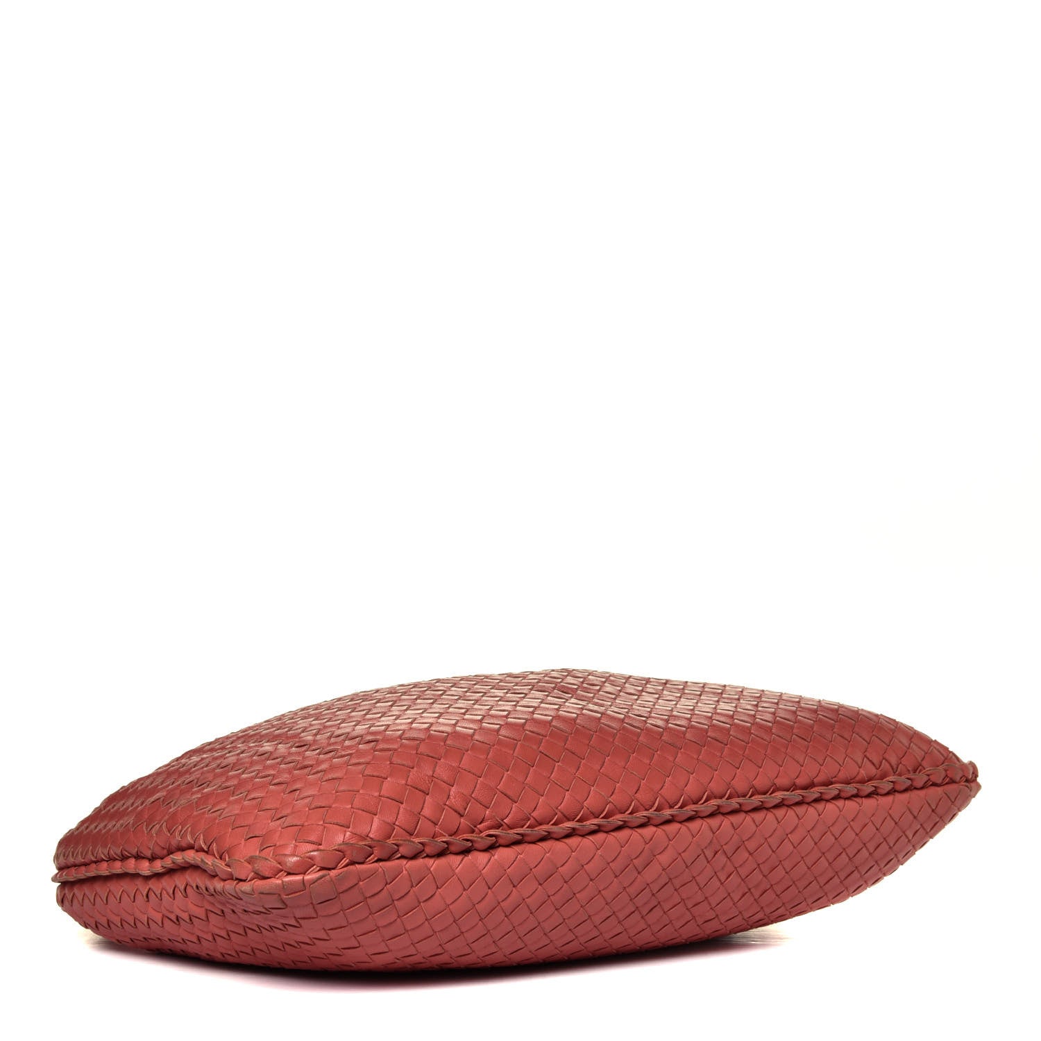 Bottega Veneta Nappa Intrecciato Large Veneta Hobo Red 3 of 5