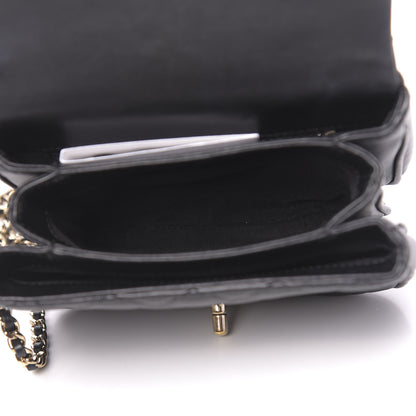 Chanel Lambskin Quilted Mini Citizen Chic Flap Black 5 of 13