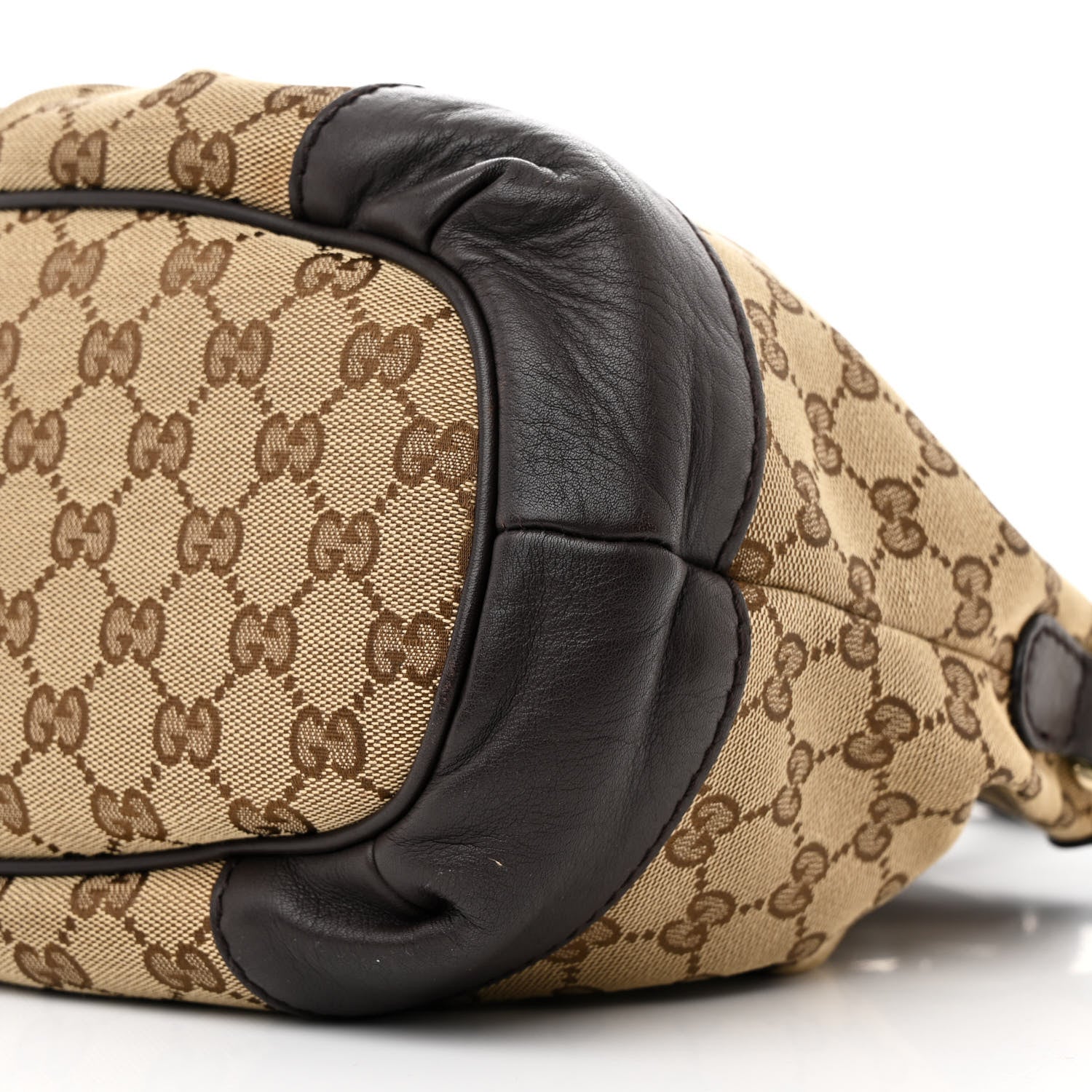 Gucci Monogram Medium Sukey Top Handle Dark Brown 10 of 11