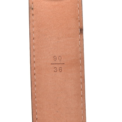 Louis Vuitton Damier Ebene 30mm Ellipse Belt 90 36 4 of 10