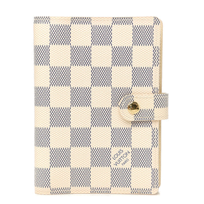 Louis Vuitton Damier Azur Small Ring Agenda Cover 1 of 5