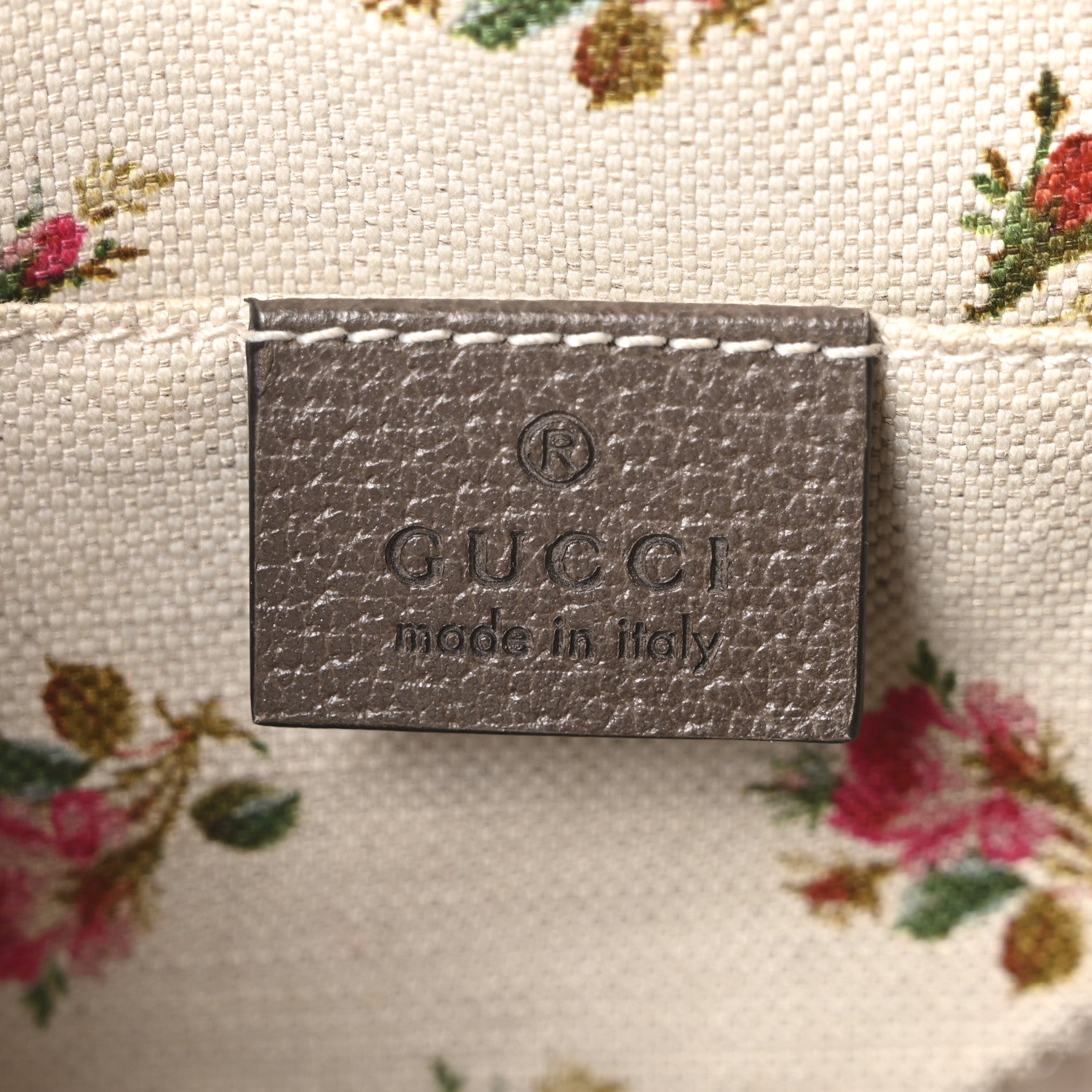 Gucci GG Supreme Monogram Web Neo Vintage Shoulder Bag Beige New Acero Crop 6 of 10