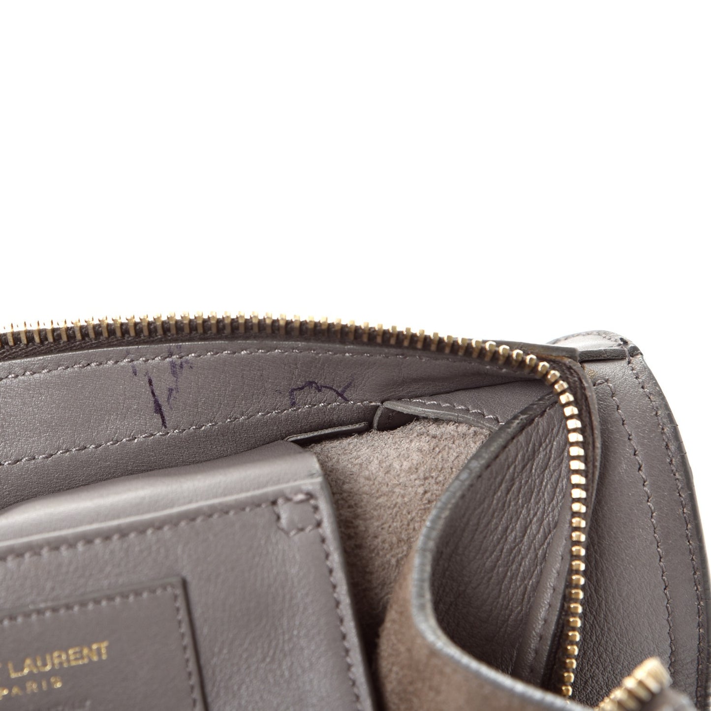 Calfskin Small Classic Y Cabas Fog