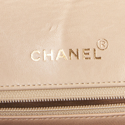 Chanel Lambskin Quilted Medium Single Flap Beige 6 of 12