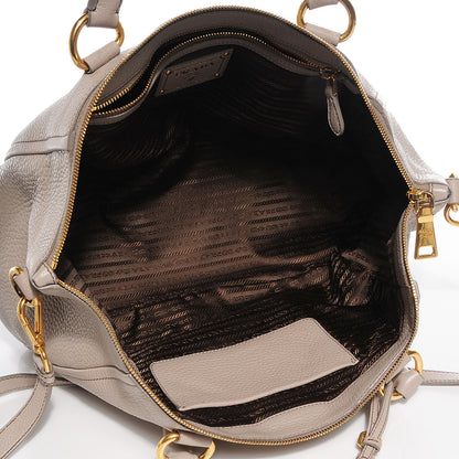 Prada Vitello Daino Tote Pomice 5 of 14