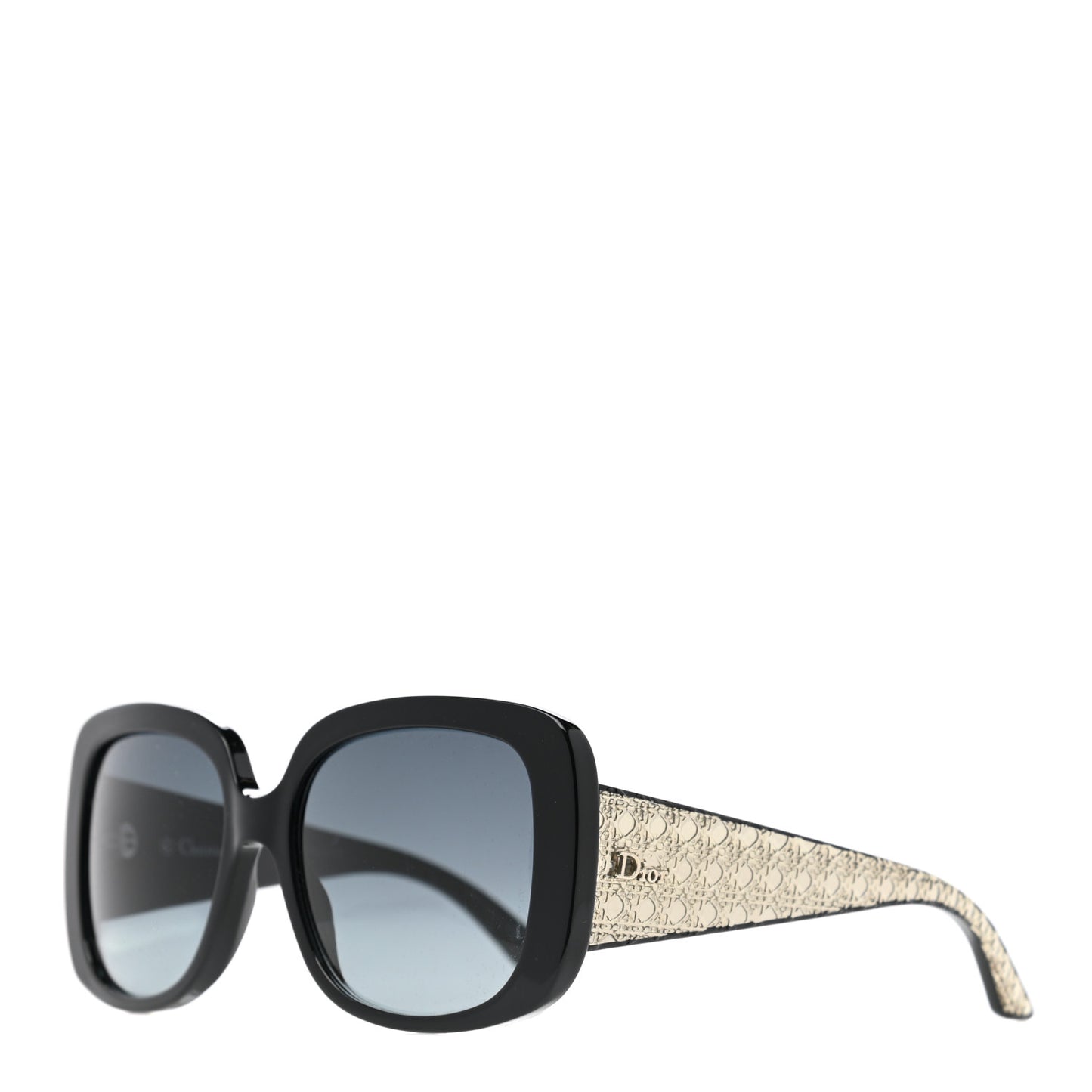 Cannage Dior Lady Lady 1 Sunglasses Black Blue