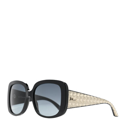 Christian Dior Cannage Dior Lady Lady 1 Sunglasses Black Blue 1 of 9