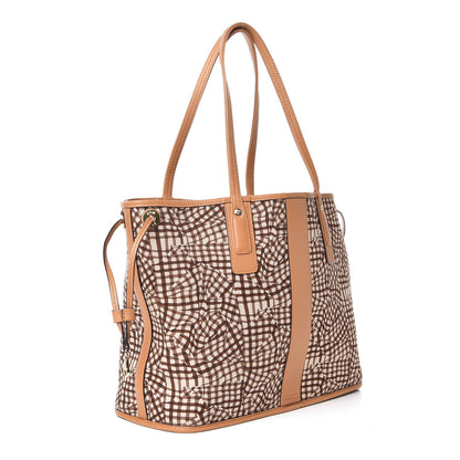 MCM Visetos Medium Liz Reversible Shopper Tote Cognac 7 of 11