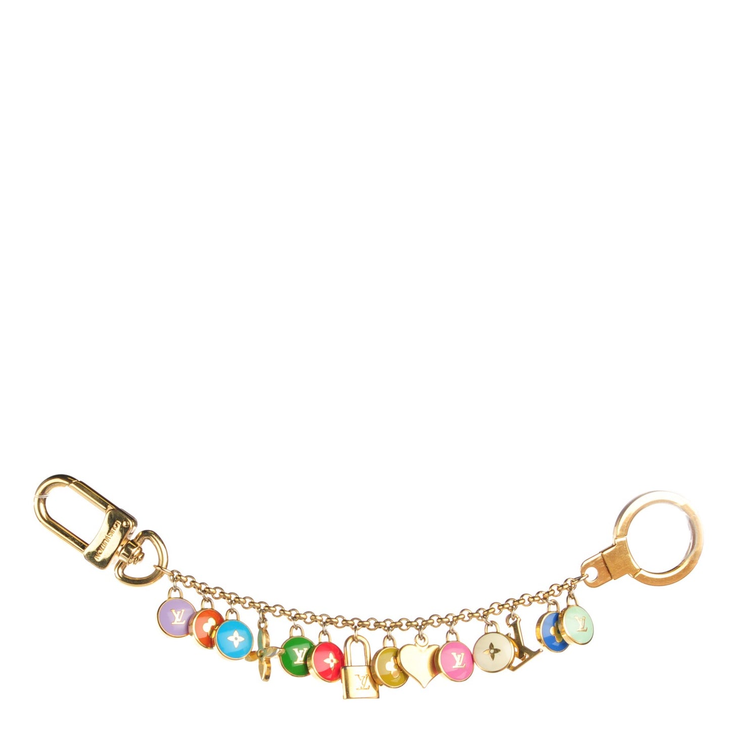 Pastilles Key Chain Bag Charm Multicolor