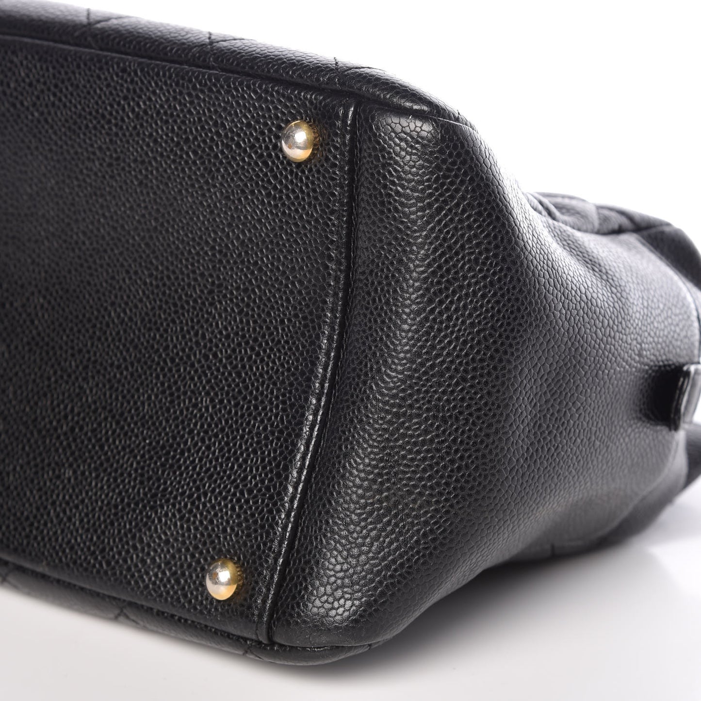 Caviar Quilted Petit Timeless Tote PTT Black