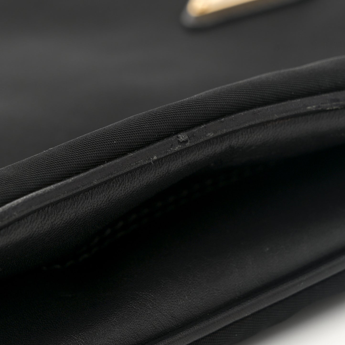 Tessuto Nylon Soft Calf Double Zip Crossbody Bag Black
