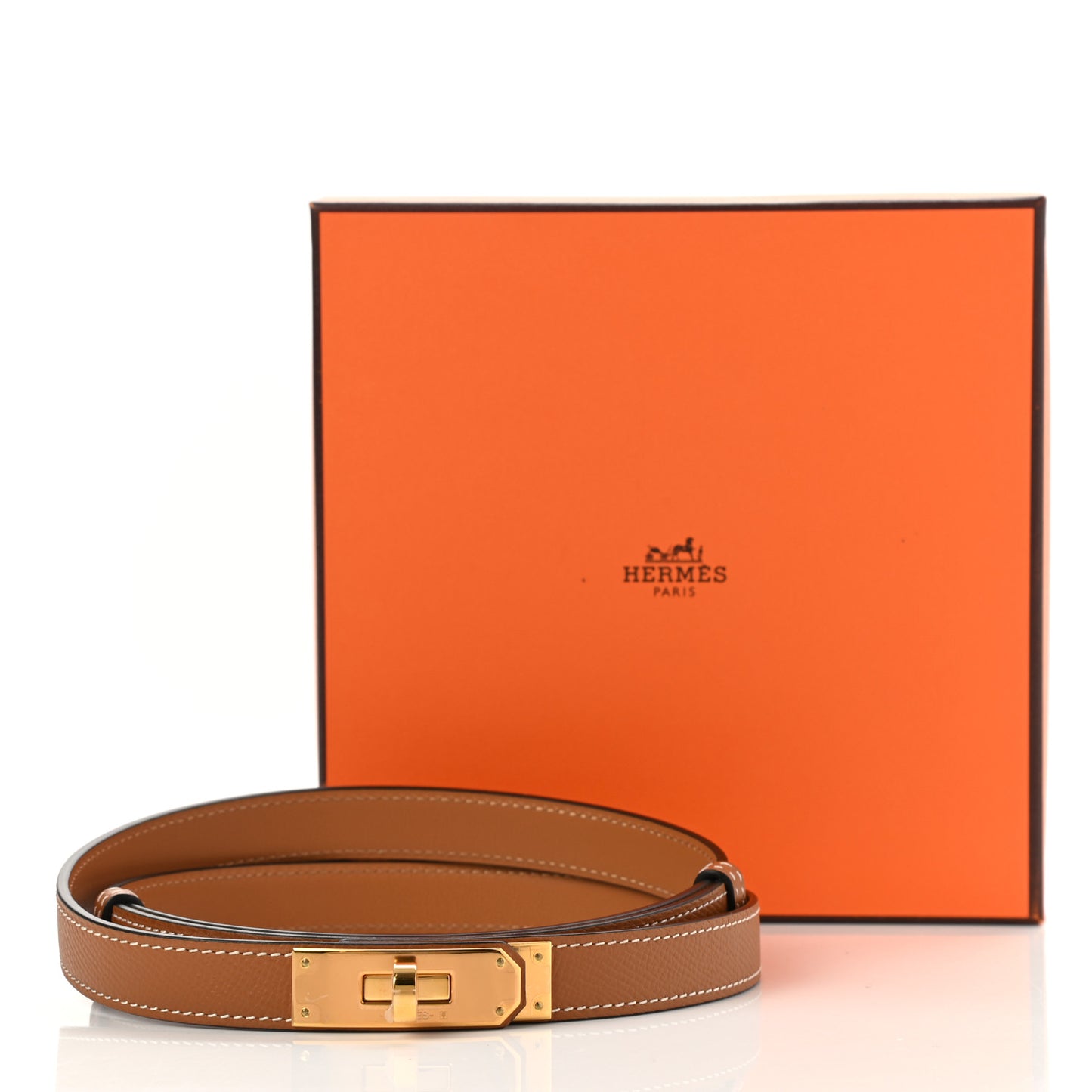 Epsom Kelly Belt Gold