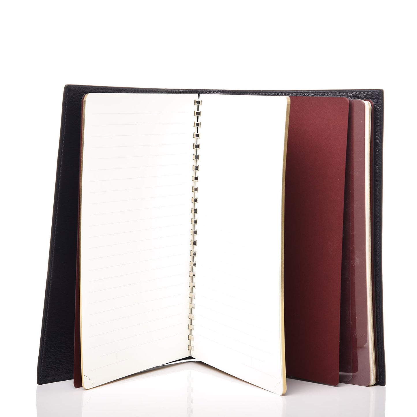 Shiny Alligator Notebook Cover Black