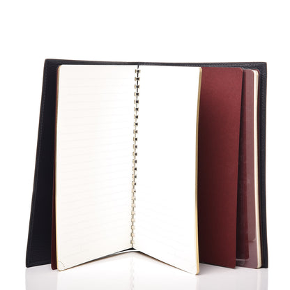 Hermes Shiny Alligator Notebook Cover Black 6 of 8