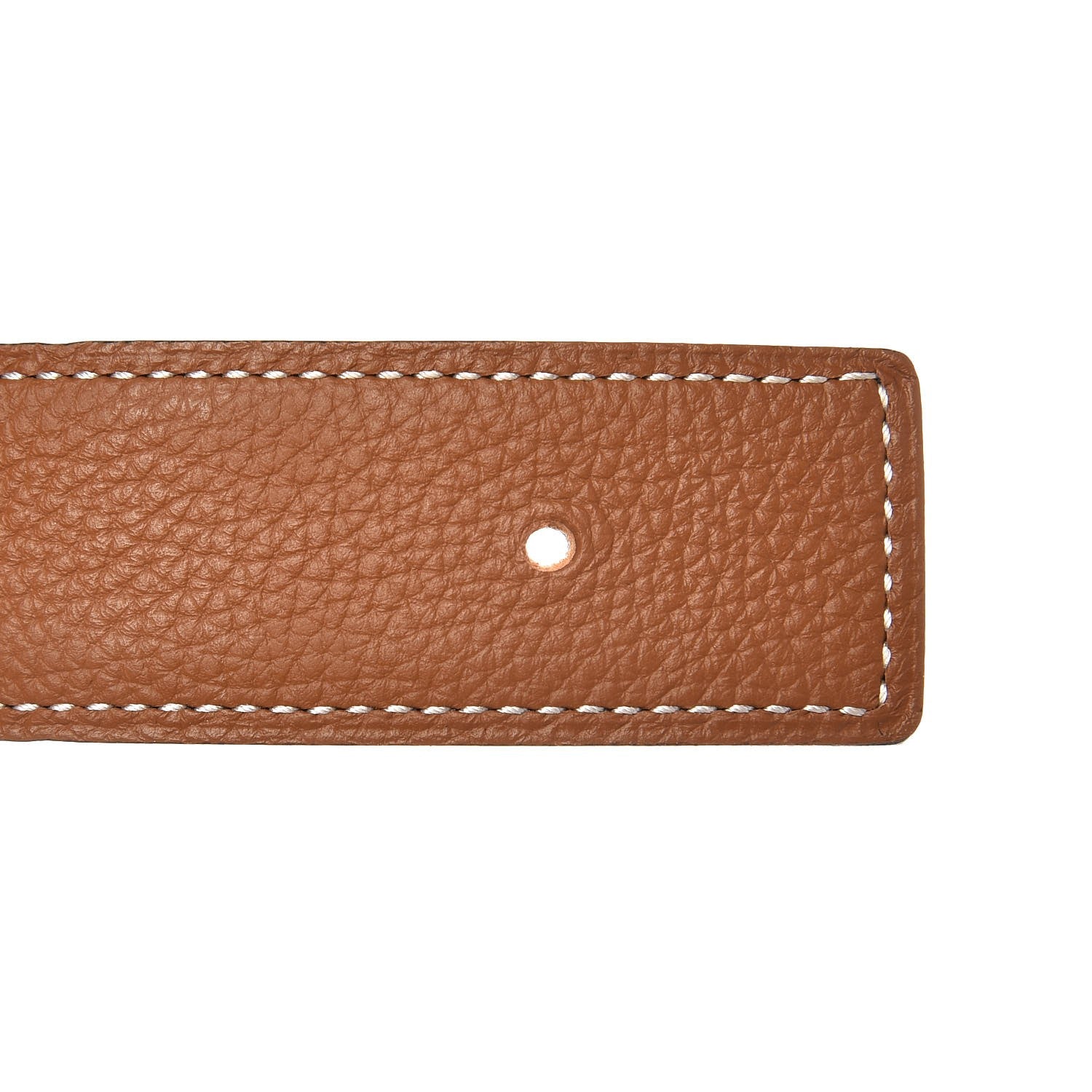 Hermes Box Togo 32mm Reversible Mirage Belt 85 Black Gold 6 of 7