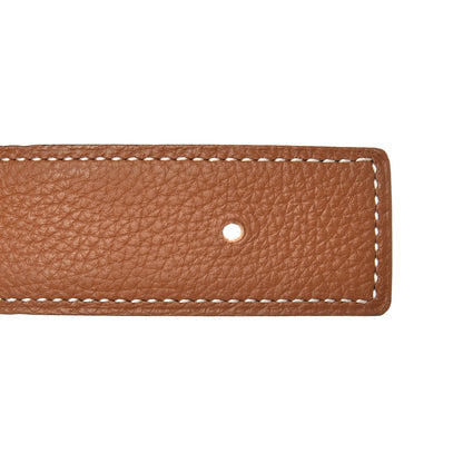 Hermes Box Togo 32mm Reversible Mirage Belt 85 Black Gold 6 of 7
