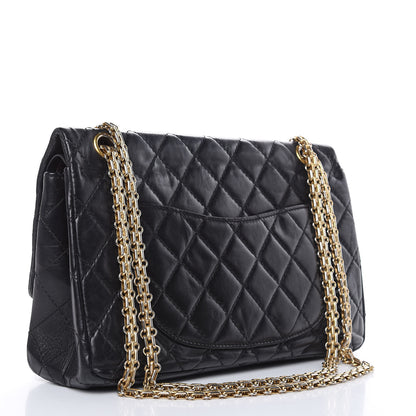 Chanel Aged Calfskin Quilted 2.55 Reissue 226 Flap Black 3 of 16