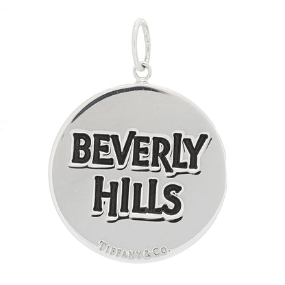 Tiffany Sterling Silver Beverly Hills Round Charm 1 of 4