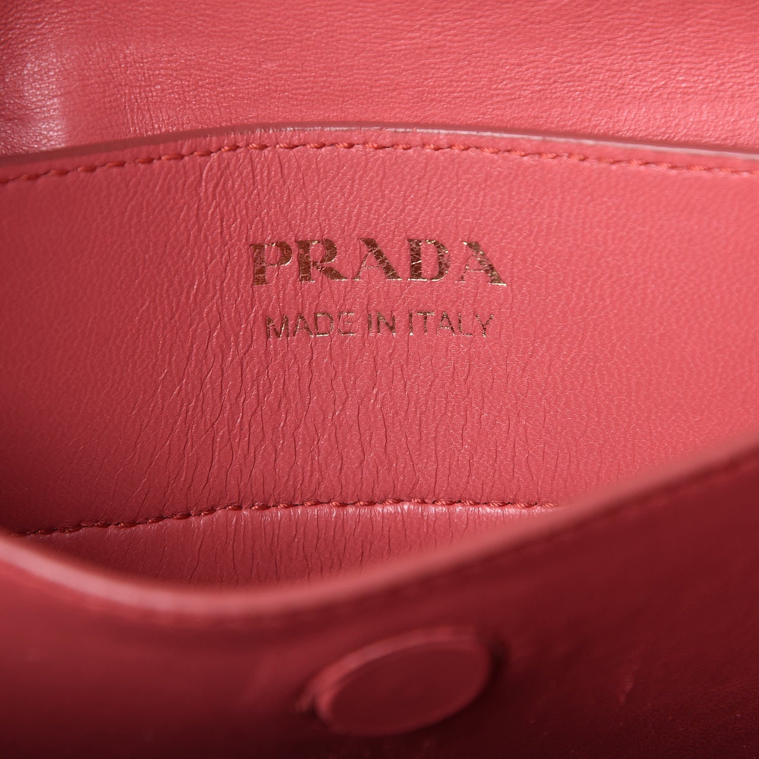 Prada Saffiano Cuir Bi-Color Small Double Handle Bag Pesca Tamaris 7 of 15